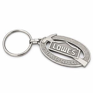 Lowe’s 5 Years of Service Keychain Employee Appreciation Collectible Silver